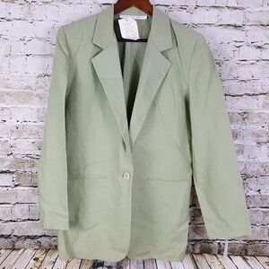 Christy Girl by Ethmix Blazer Lined Button Pockets Size 6 Made in the USA Career